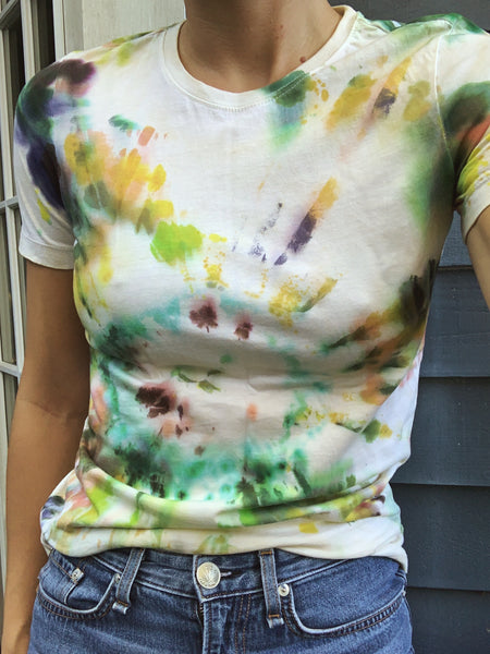 (4) limited edition -- tie dye tee, multi