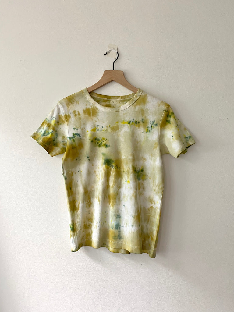 (1) limited edition -- tie dye tee, green & gold