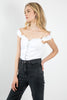 (ss) emile corset top, white