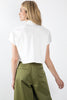 (ss) jane poplin drawstring top