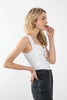 (ss) emile corset top, white